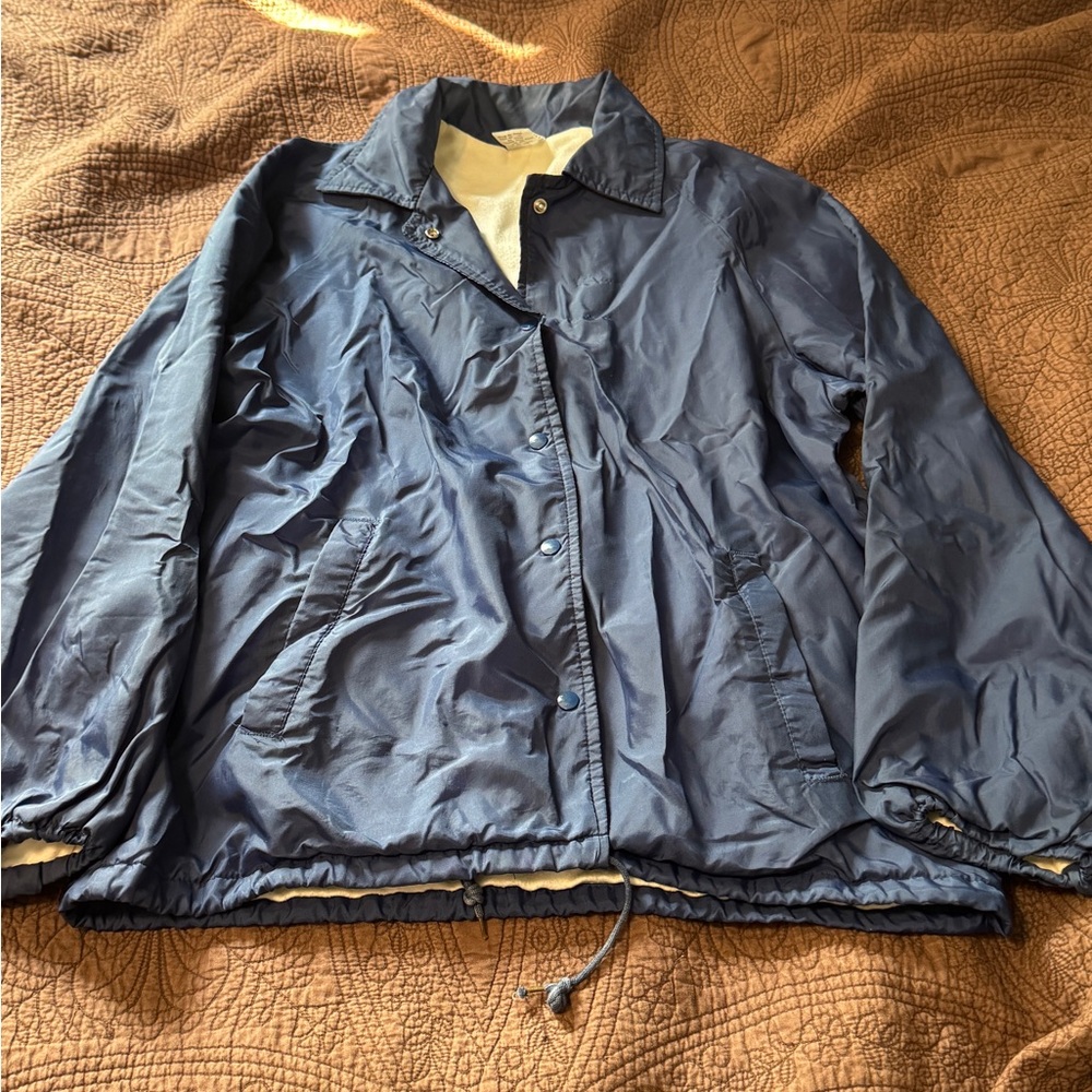 Sears Navy Blue Nylon Jacket